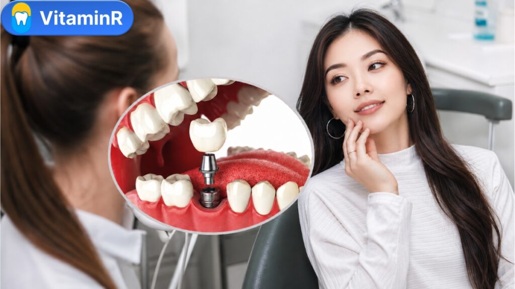 Trồng răng Implant có đau không và cảm giác sau khi cấy Implant tại Nha Khoa VitaminR