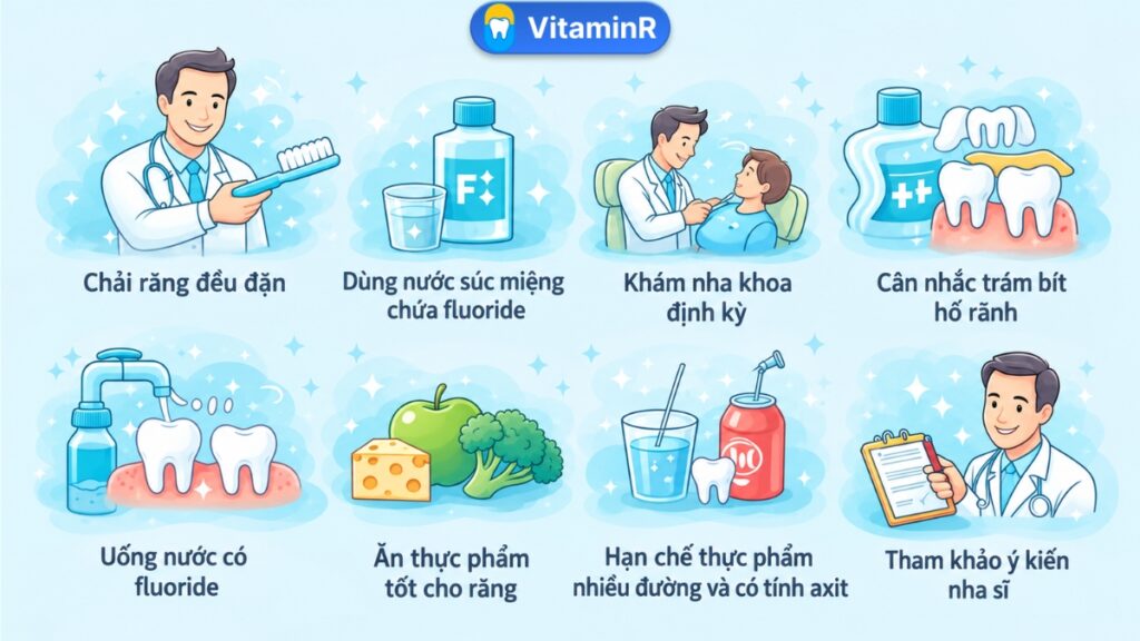 Các biện pháp phòng ngừa sâu răng qua chăm sóc và khám nha khoa – VitaminR